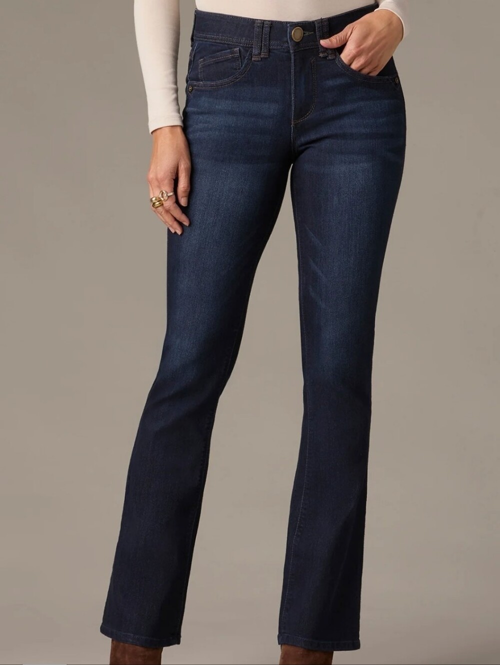 Wit & Wisdom Dark Indigo Flare Jeans